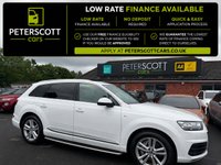 USED 2018 18 AUDI Q7 3.0 TDI V6 S line SUV 5dr Diesel Tiptronic quattro Euro 6 (s/s) (218 ps) 7 Stamp Service History