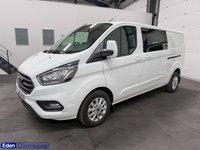 USED 2022 72 FORD TRANSIT CUSTOM 2.0 320 EcoBlue Limited Crew Van Double Cab 5dr Diesel Auto L2 H1 Euro 6 (170 ps) LWB 170 AUTO HUGE SPEC
