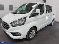 USED 2022 72 FORD TRANSIT CUSTOM 2.0 320 EcoBlue Limited Crew Van Double Cab 5dr Diesel Auto L2 H1 Euro 6 (170 ps) LWB 170 AUTO HUGE SPEC