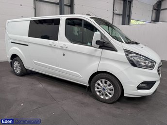 2022 FORD TRANSIT CUSTOM 2.0 320 EcoBlue Limited Crew Van Double Cab 5dr Diesel Auto L2 H1 Euro 6 (170 ps) &pound;22990.00