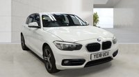 USED 2018 18 BMW 1 SERIES 2.0 118d Sport Hatchback 5 Door Diesel Manual White Euro 6 1 Former Keeper 