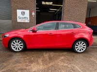 USED 2014 64 VOLVO V40 1.6 D2 SE Lux Nav Hatchback 5 Door Diesel Manual Red Low Tax CRUISE+HEATED LEATHER+REAR SENSORS