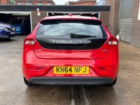 USED 2014 64 VOLVO V40 1.6 D2 SE Lux Nav Hatchback 5 Door Diesel Manual Red Low Tax CRUISE+HEATED LEATHER+REAR SENSORS