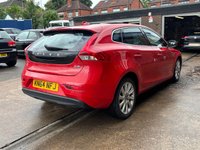 USED 2014 64 VOLVO V40 1.6 D2 SE Lux Nav Hatchback 5 Door Diesel Manual Red Low Tax CRUISE+HEATED LEATHER+REAR SENSORS