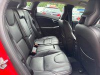USED 2014 64 VOLVO V40 1.6 D2 SE Lux Nav Hatchback 5 Door Diesel Manual Red Low Tax CRUISE+HEATED LEATHER+REAR SENSORS