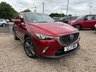 USED 2017 17 MAZDA CX-3 1.5 SKYACTIV-D Sport Nav SUV 5dr Diesel Manual Euro 6 (s/s) (105 ps) Looking for a stylish, economical SUV that does it all? This 2017 Mazda CX-3 Sport Nav is the one. Finished in eye-catching Red with 18in gunmetal alloys, it delivers a punchy diesel engine returning up to 70.6mpg and only &pound;200 a year road tax. Loaded with heated front seats, heated steering wheel, sat nav, reversing camera, premium Bose sound and head-up display. Driven away with a new 12 month MOT, full service, 6 months parts and labour warranty and 6 months breakdown cover.