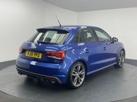 USED 2016 16 AUDI S1 2.0 TFSI Sportback 5dr Petrol Manual quattro Euro 6 (s/s) (231 ps) FINISHED IN STUNNING BLUE WITH AGGRESSIVE S1 BODY STYLING, ALUMINIUM MIRROR CAPS AND 17IN 5-PARALLEL-SPOKE ALLOY WHEELS, THIS AUDI S1 DELIVERS EXHILARATING PERFORMANCE, SHARP HANDLING AND EVERYDAY USABILITY IN ONE COMPACT HOT HATCH + BI-XENON PLUS HEADLIGHTS + LED DAYTIME RUNNING LIGHTS AND REAR LIGHTS + AUDI DRIVE SELECT + S SPORT SUSPENSION WITH ADJUSTABLE DAMPERS + SPORTS SEATS WITH S1 EMBOSSED LOGOS + ELECTRONIC CLIMATE CONTROL + DAB DIGITAL RADIO + BLUETOOTH CONNECTIVITY +