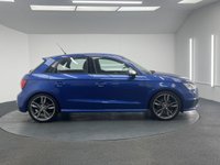USED 2016 16 AUDI S1 2.0 TFSI Sportback 5dr Petrol Manual quattro Euro 6 (s/s) (231 ps) FINISHED IN STUNNING BLUE WITH AGGRESSIVE S1 BODY STYLING, ALUMINIUM MIRROR CAPS AND 17IN 5-PARALLEL-SPOKE ALLOY WHEELS, THIS AUDI S1 DELIVERS EXHILARATING PERFORMANCE, SHARP HANDLING AND EVERYDAY USABILITY IN ONE COMPACT HOT HATCH + BI-XENON PLUS HEADLIGHTS + LED DAYTIME RUNNING LIGHTS AND REAR LIGHTS + AUDI DRIVE SELECT + S SPORT SUSPENSION WITH ADJUSTABLE DAMPERS + SPORTS SEATS WITH S1 EMBOSSED LOGOS + ELECTRONIC CLIMATE CONTROL + DAB DIGITAL RADIO + BLUETOOTH CONNECTIVITY +