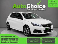 USED 2020 20 PEUGEOT 308 1.2 PureTech GPF GT Line Hatchback 5dr Petrol Manual Euro 6 (s/s) (130 ps) in Blackburn Finance Available 12 to 84 Months