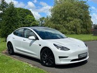 USED 2021 21 TESLA Model 3 Standard Range Plus Saloon 4dr Electric Auto RWD (241 bhp) BLACK LEATHER+PAN ROOF+SAT NAV+DAB