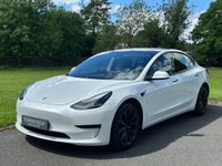 USED 2021 21 TESLA Model 3 Standard Range Plus Saloon 4dr Electric Auto RWD (241 bhp) BLACK LEATHER+PAN ROOF+SAT NAV+DAB