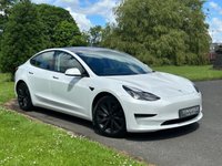 USED 2021 21 TESLA Model 3 Standard Range Plus Saloon 4dr Electric Auto RWD (241 bhp) BLACK LEATHER+PAN ROOF+SAT NAV+DAB