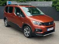 USED 2019 19 PEUGEOT RIFTER 1.5 BlueHDi GT Line Standard MPV 5dr Diesel EAT Euro 6 (s/s) (130 ps) 10 SERVICE STAMPS+SUNROOF+NAV+360 REVERSE CAMERA+APPLE CARPLAY/ANDROID+CRUISE+F/R PARKING SENSORS