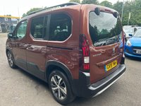 USED 2019 19 PEUGEOT RIFTER 1.5 BlueHDi GT Line Standard MPV 5dr Diesel EAT Euro 6 (s/s) (130 ps) 10 SERVICE STAMPS+SUNROOF+NAV+360 REVERSE CAMERA+APPLE CARPLAY/ANDROID+CRUISE+F/R PARKING SENSORS
