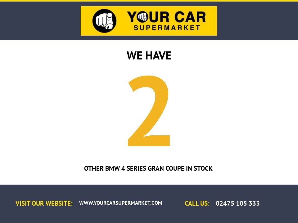 USED 2017 67 BMW 4 SERIES GRAN COUPE 2.0 420i M Sport Hatchback 5dr Petrol Auto Euro 6 (s/s) (184 ps) 1 FORMER KEEPER, 2 keys