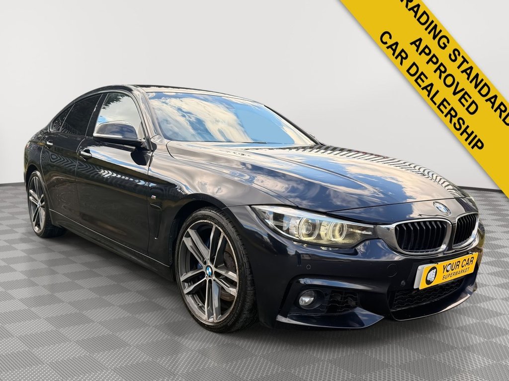 USED 2017 67 BMW 4 SERIES GRAN COUPE 2.0 420i M Sport Hatchback 5dr Petrol Auto Euro 6 (s/s) (184 ps) SERVICE HISTORY + 2 KEYS