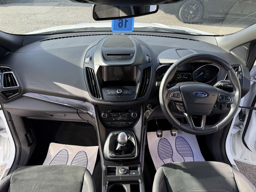USED 2018 68 FORD KUGA 1.5T EcoBoost GPF ST-Line SUV 5dr Petrol Manual Euro 6 (s/s) (150 ps) Parking Sensors, Sat Nav