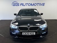 USED 2020 20 BMW 5 SERIES 520d MHT M-SPORT HYBRID AUTO 190 BHP + SAT NAV + HEATED LEATHER SIX MONTH WARRANTY MARCH 2027 MOT