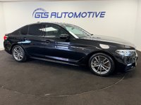 USED 2020 20 BMW 5 SERIES 520d MHT M-SPORT HYBRID AUTO 190 BHP + SAT NAV + HEATED LEATHER SIX MONTH WARRANTY MARCH 2027 MOT
