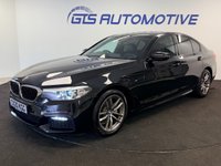 USED 2020 20 BMW 5 SERIES 520d MHT M-SPORT HYBRID AUTO 190 BHP + SAT NAV + HEATED LEATHER SIX MONTH WARRANTY MARCH 2027 MOT