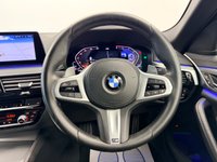 USED 2020 20 BMW 5 SERIES 520d MHT M-SPORT HYBRID AUTO 190 BHP + SAT NAV + HEATED LEATHER SIX MONTH WARRANTY MARCH 2027 MOT