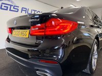 USED 2020 20 BMW 5 SERIES 520d MHT M-SPORT HYBRID AUTO 190 BHP + SAT NAV + HEATED LEATHER SIX MONTH WARRANTY MARCH 2027 MOT