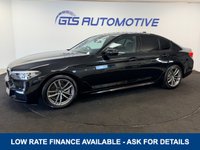 USED 2020 20 BMW 5 SERIES 520d MHT M-SPORT HYBRID AUTO 190 BHP + SAT NAV + HEATED LEATHER SIX MONTH WARRANTY MARCH 2027 MOT