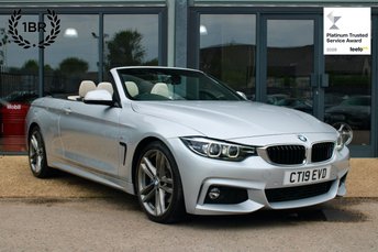 2019 BMW 4 SERIES CONVERTIBLE 2.0 420i GPF M Sport Convertible 2dr Petrol Auto Euro 6 (s/s) (184 ps) &pound;18990.00