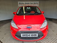 USED 2014 64 FORD KA 1.2 Zetec Hatchback 3dr Petrol Manual Euro 5 (s/s) (69 ps) 