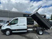2015 FORD TRANSIT 2.2 TDCi 350 TIPPER Double Cab 4dr Diesel Manual RWD L3 H1 Euro 5 (DRW) (125 ps) NO VAT JUST 64K  &pound;13495.00