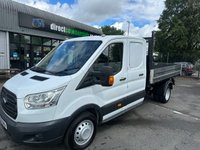 USED 2015 65 FORD TRANSIT 2.2 TDCi 350 TIPPER Double Cab 4dr Diesel Manual RWD L3 H1 Euro 5 (DRW) (125 ps) NO VAT JUST 64K  NICE WELL KEPT UNABUSED TIPPER !!!!
