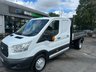 USED 2015 65 FORD TRANSIT 2.2 TDCi 350 TIPPER Double Cab 4dr Diesel Manual RWD L3 H1 Euro 5 (DRW) (125 ps) NO VAT JUST 64K  NICE WELL KEPT UNABUSED TIPPER !!!!