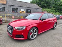 USED 2018 68 AUDI S3 2.0 TFSI Black Edition Sportback 5dr Petrol S Tronic quattro Euro 6 (s/s) (300 ps) + CARPLAY + HEATED SEATS +