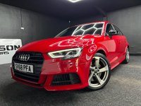 USED 2018 68 AUDI S3 2.0 TFSI Black Edition Sportback 5dr Petrol S Tronic quattro Euro 6 (s/s) (300 ps) + CARPLAY + HEATED SEATS +