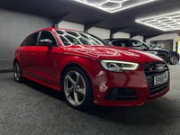 USED 2018 68 AUDI S3 2.0 TFSI Black Edition Sportback 5dr Petrol S Tronic quattro Euro 6 (s/s) (300 ps) + CARPLAY + HEATED SEATS +