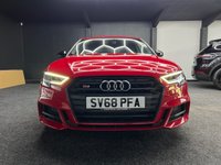 USED 2018 68 AUDI S3 2.0 TFSI Black Edition Sportback 5dr Petrol S Tronic quattro Euro 6 (s/s) (300 ps) + CARPLAY + HEATED SEATS +