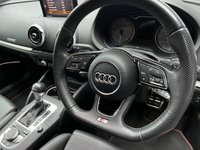USED 2018 68 AUDI S3 2.0 TFSI Black Edition Sportback 5dr Petrol S Tronic quattro Euro 6 (s/s) (300 ps) + CARPLAY + HEATED SEATS +