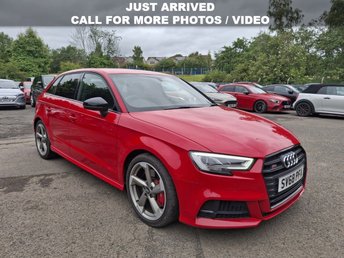 2018 AUDI S3 2.0 TFSI Black Edition Sportback 5dr Petrol S Tronic quattro Euro 6 (s/s) (300 ps) £22495.00