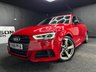 USED 2018 68 AUDI S3 2.0 TFSI Black Edition Sportback 5dr Petrol S Tronic quattro Euro 6 (s/s) (300 ps) + CARPLAY + HEATED SEATS +