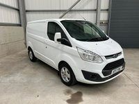 USED 2017 17 FORD TRANSIT CUSTOM 2.0 TDCI 130PS L1 H1 LIMITED - NO VAT 1 OWNER, 1 YEARS MOT, CLEAN