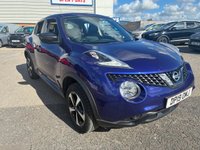 USED 2019 19 NISSAN JUKE 1.6 Bose Personal Edition SUV 5dr Petrol Manual Euro 6 (112 ps) 2 OWNERS FROM NEW* SAT NAV* REVERSING CAMERA* CRUISE CONTROL* ECO / SPORT MODE* AIR CON* BLUETOOTH PHONE AND AUDIO* DAB* AUX* USB* REMOTE CENTRAL LOCKING WITH 2 KEYS* KEYLESS START & ENTRY