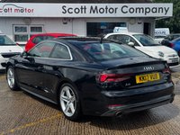 USED 2017 17 AUDI A5 2.0 TFSI S line Coupe 2dr Petrol S Tronic Euro 6 (s/s) (190 ps) Nav,Bluetooth,park sens,Xenon+