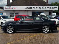 USED 2017 17 AUDI A5 2.0 TFSI S line Coupe 2dr Petrol S Tronic Euro 6 (s/s) (190 ps) Nav,Bluetooth,park sens,Xenon+
