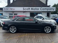 USED 2017 17 AUDI A5 2.0 TFSI S line Coupe 2dr Petrol S Tronic Euro 6 (s/s) (190 ps) Nav,Bluetooth,park sens,Xenon+