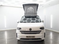 USED 2025 25 VOLKSWAGEN TRANSPORTER 2.0 TDI T28 Commerce Plus Camper Van Conversion Diesel Manual FWD SWB Euro 6 (s/s) (110 ps) 20 INCH LOAD REATED ALLOY WHEELS , SKYLINE ROOF WITH SOLAR PANEL , FOUR BERTH CAMPERVAN , RIB BED WITH ISOFIX ,  CUSTOM UNITS , BLACK LEATHER INTERIOR , TWIN BURNER GAS HOB , FRIDGE-FREEZER , NIGHT HEATER