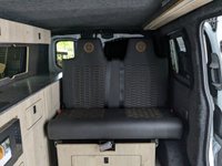 USED 2025 25 VOLKSWAGEN TRANSPORTER 2.0 TDI T28 Commerce Plus Camper Van Conversion Diesel Manual FWD SWB Euro 6 (s/s) (110 ps) 20 INCH LOAD REATED ALLOY WHEELS , SKYLINE ROOF WITH SOLAR PANEL , FOUR BERTH CAMPERVAN , RIB BED WITH ISOFIX ,  CUSTOM UNITS , BLACK LEATHER INTERIOR , TWIN BURNER GAS HOB , FRIDGE-FREEZER , NIGHT HEATER