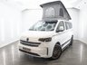 USED 2025 25 VOLKSWAGEN TRANSPORTER 2.0 TDI T28 Commerce Plus Camper Van Conversion Diesel Manual FWD SWB Euro 6 (s/s) (110 ps) 20 INCH LOAD REATED ALLOY WHEELS , SKYLINE ROOF WITH SOLAR PANEL , FOUR BERTH CAMPERVAN , RIB BED WITH ISOFIX ,  CUSTOM UNITS , BLACK LEATHER INTERIOR , TWIN BURNER GAS HOB , FRIDGE-FREEZER , NIGHT HEATER