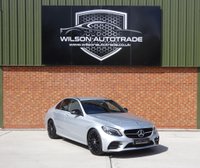 USED 2021 21 MERCEDES-BENZ C CLASS 2.0 C220d AMG Line Night Edition (Premium) G-Tronic+ Euro 6 (s/s) 4dr HTD LEATHER,NAV,DAB,REV CAMERA