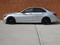 USED 2021 21 MERCEDES-BENZ C CLASS 2.0 C220d AMG Line Night Edition (Premium) G-Tronic+ Euro 6 (s/s) 4dr HTD LEATHER,NAV,DAB,REV CAMERA