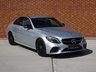 USED 2021 21 MERCEDES-BENZ C CLASS 2.0 C220d AMG Line Night Edition (Premium) G-Tronic+ Euro 6 (s/s) 4dr HTD LEATHER,NAV,DAB,REV CAMERA